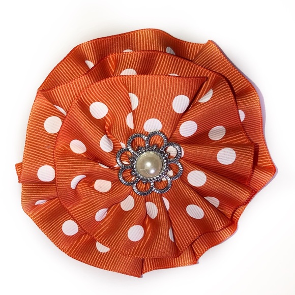 NEW BONNIE JEAN SIZE 6 BLUE / ORANGE FLORAL DRESS - Picture 5 of 8